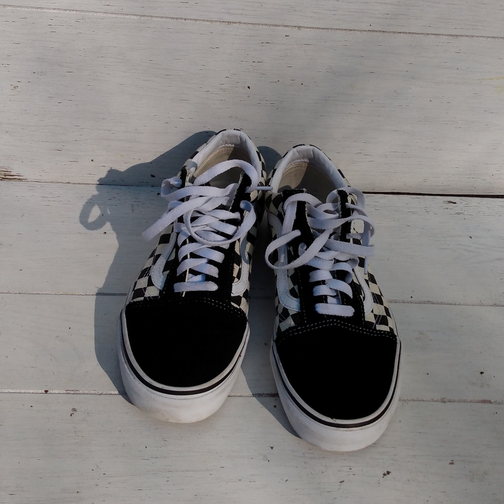 Vans Primary Check Old Skool Shoe